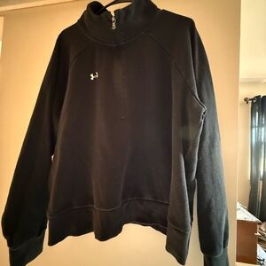 Women’s Under Armour Black Pullover Sweatshirt
